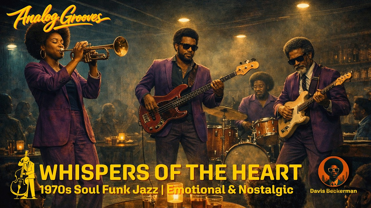 Whispers of the Heart - 1970s Soul Funk Jazz Album by Davis Beckerman