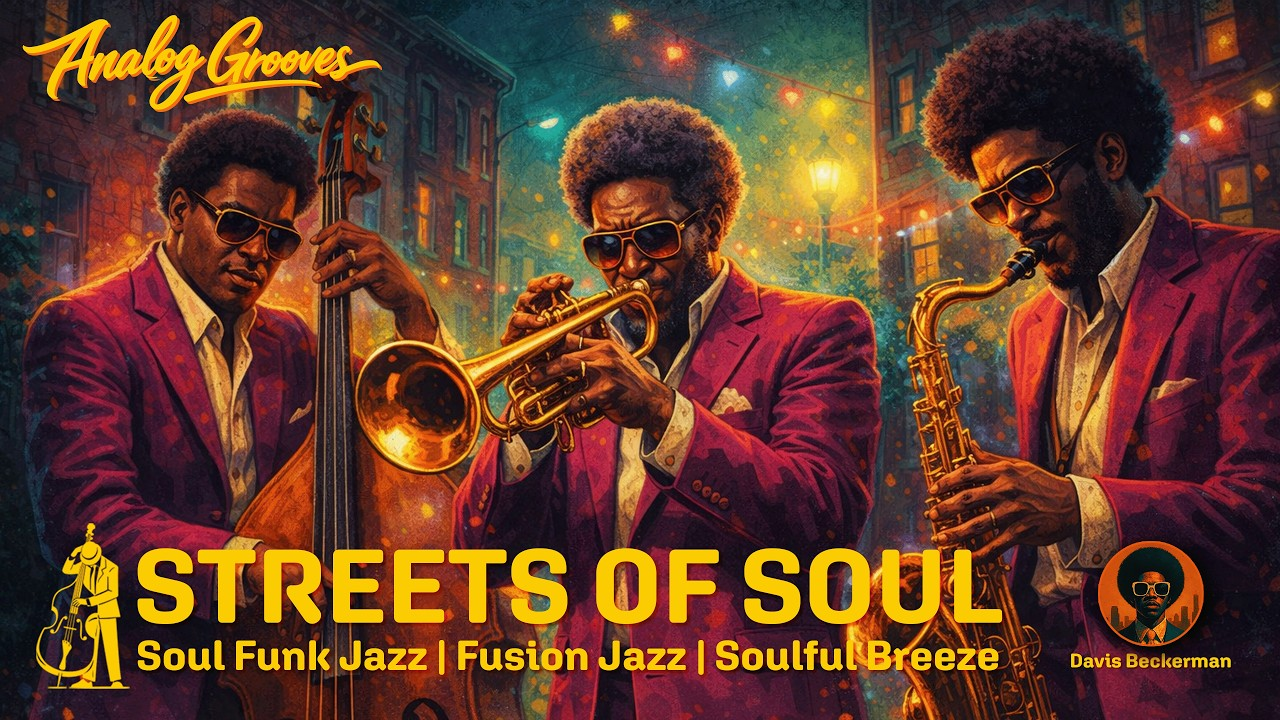 Streets of Soul - 1970s Soul Funk Jazz Album by Davis Beckerman
