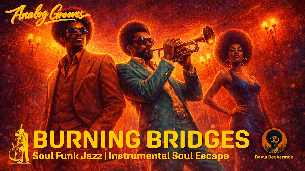 Burning Bridges - 1970s Soul Funk Jazz Album by Davis Beckerman