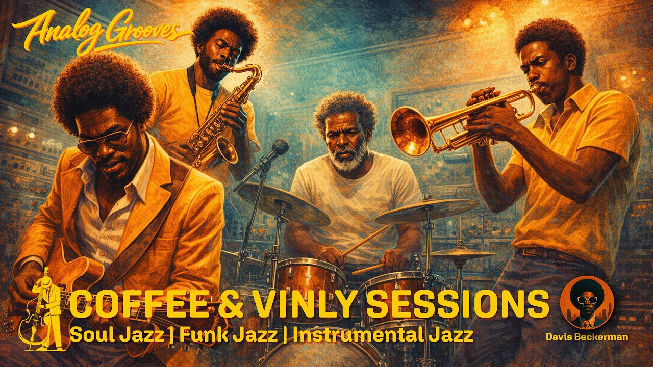 Coffee & Vinyl Sessions - 1970s African American Soul Funk Jazz Album by Davis Beckerman