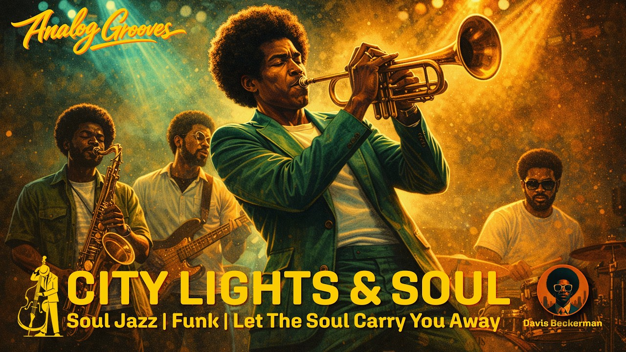 City Lights & Soul - 1970s African American Soul Funk Jazz Album by Davis Beckerman