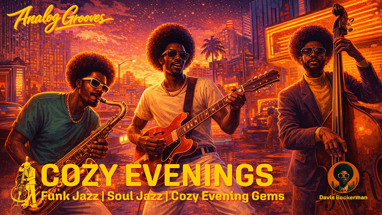 Cozy Evenings - 1970s African American Soul Funk Jazz Album by Davis Beckerman