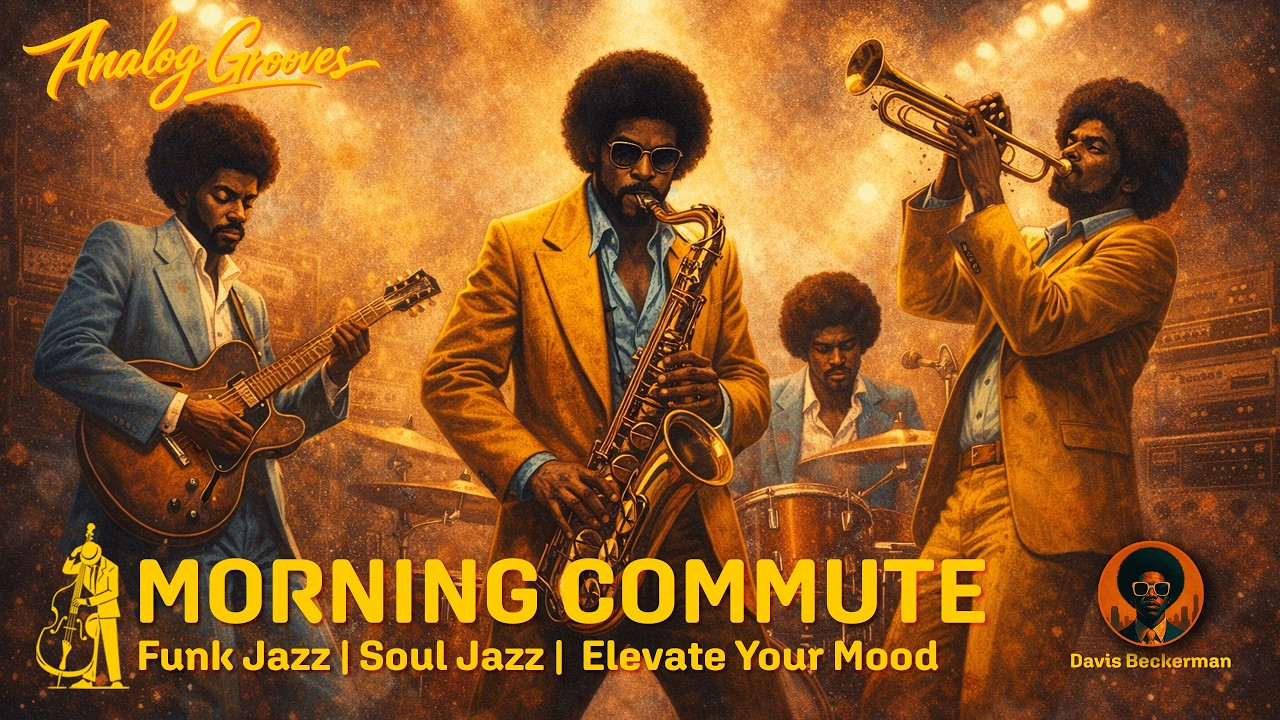 Morning Commute - 1970s African American Soul Funk Jazz Album by Davis Beckerman