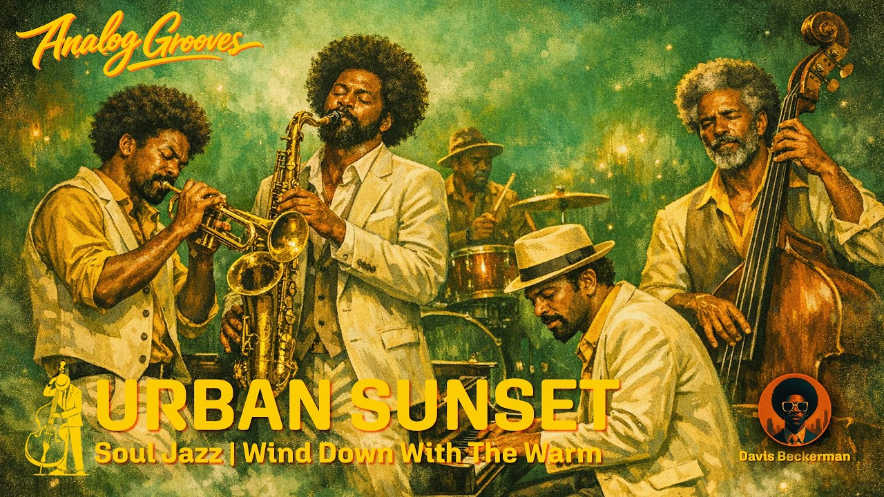 Urban Sunset - 1970s African American Soul Funk Jazz Album by Davis Beckerman