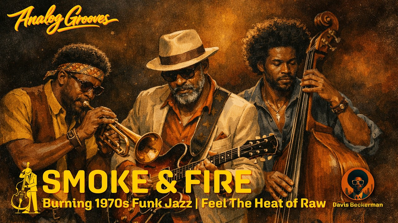 Smoke & Fire - 1970s African American Soul Funk Jazz Album by Davis Beckerman