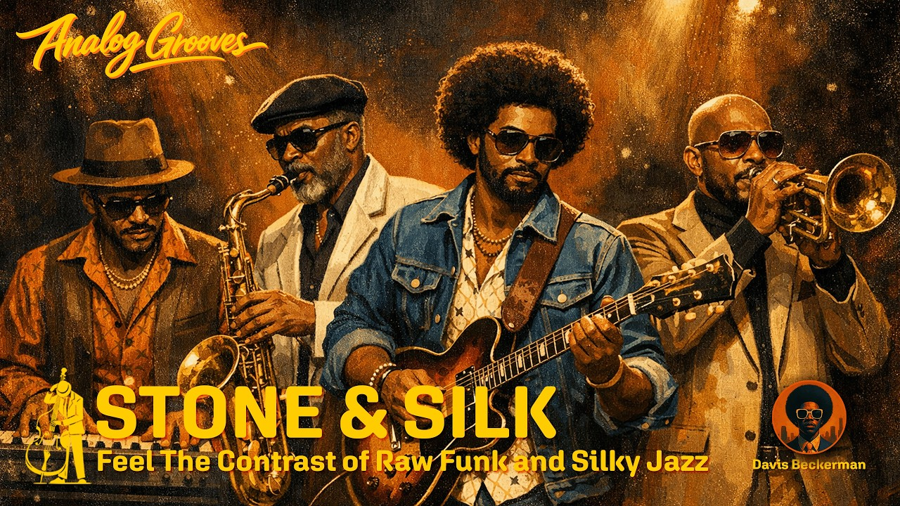 Stone & Silk - 1970s African American Soul Funk Jazz Album by Davis Beckerman