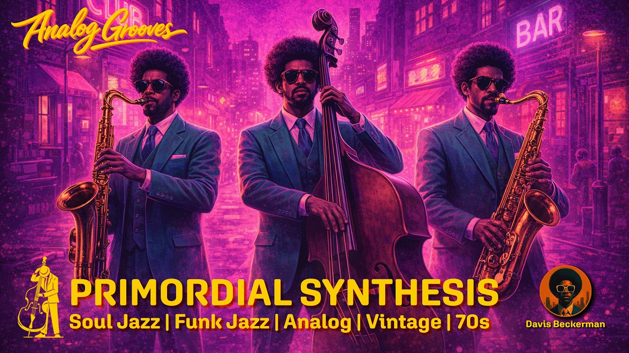 Primordial Synthesis - 1970s Soul Funk Jazz Album by Davis Beckerman