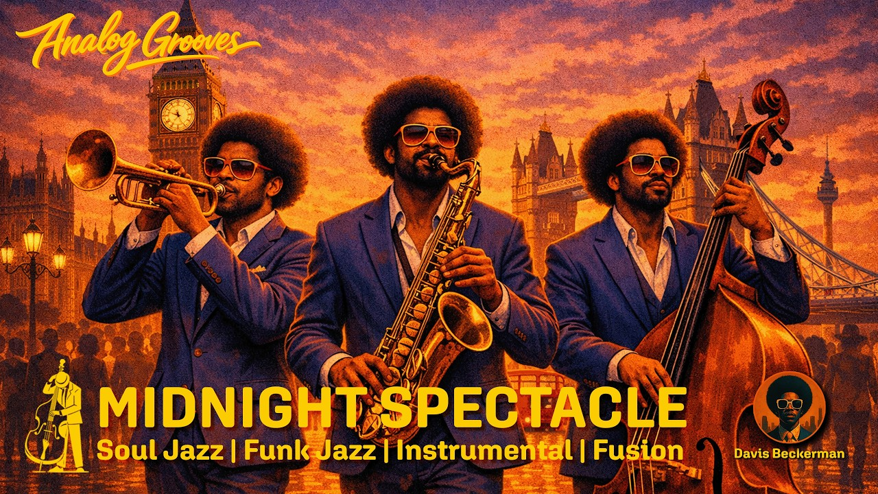 Midnight Spectacle - 1970s African American Soul Funk Jazz Album by Davis Beckerman
