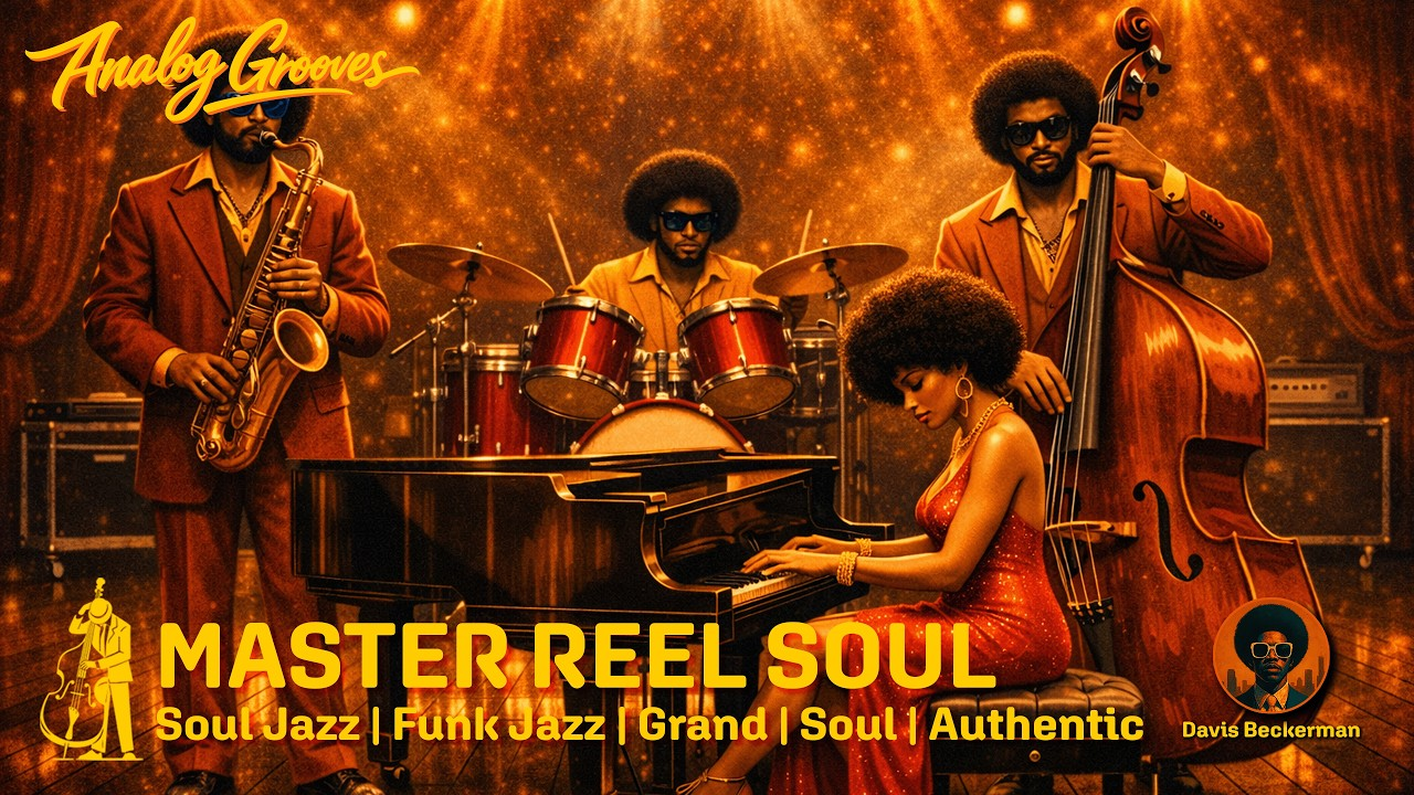 Master Reel Soul - 1970s African American Soul Funk Jazz Album by Davis Beckerman