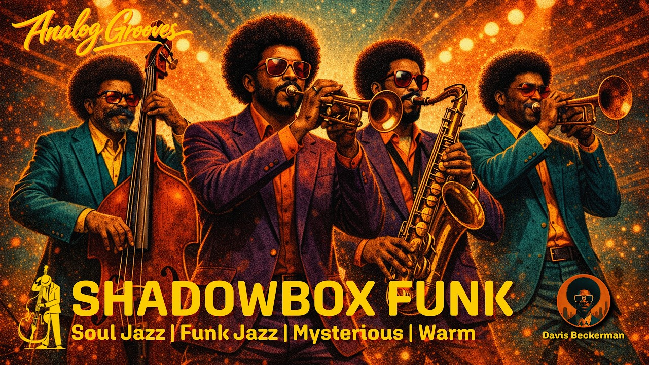 Shadowbox Funk - 1970s African American Soul Funk Jazz Album by Davis Beckerman