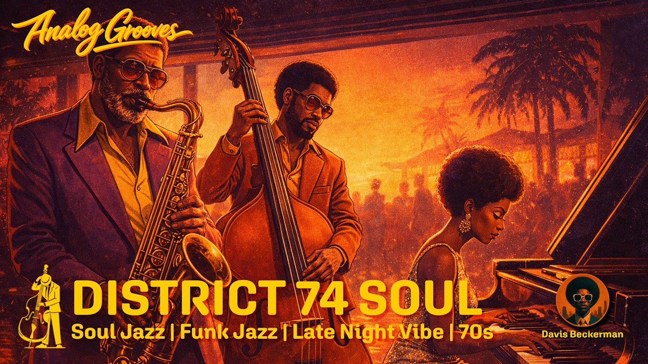 District 74 Soul - 1970s African American Soul Funk Jazz Album by Davis Beckerman