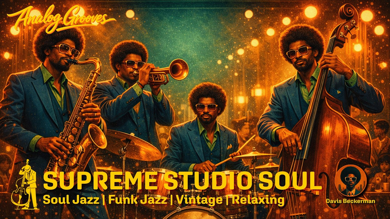 Supreme Studio Soul - 1970s African American Soul Funk Jazz Album by Davis Beckerman