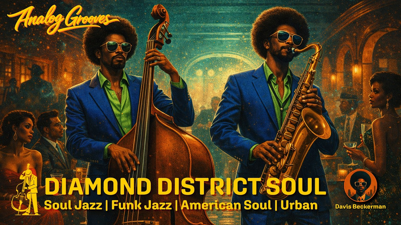 Diamond District Soul - 1970s African American Soul Funk Jazz Album by Davis Beckerman