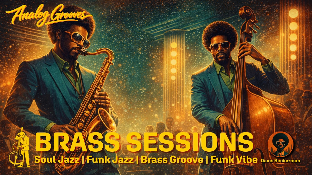 Brass Sessions - 1970s African American Soul Funk Jazz Album by Davis Beckerman