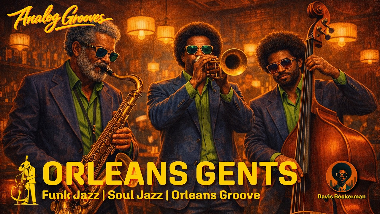Orleans Gents - 1970s African American Soul Funk Jazz Album by Davis Beckerman