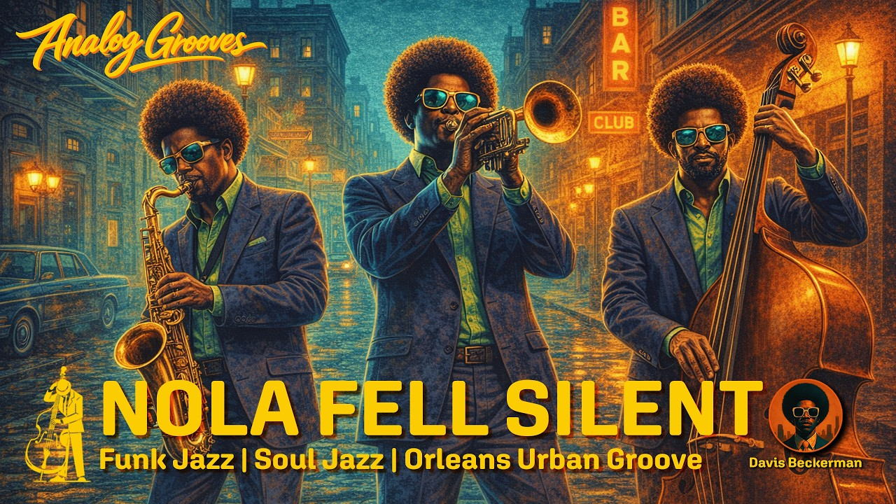 Nola Fell Silent - 1970s African American Dark Soul Jazz Album by Davis Beckerman