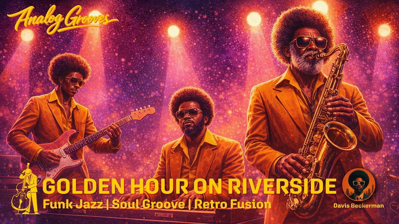 Golden Hour On Riverside - Funk Jazz,
Soul Jazz,
Retro Soul Album by Davis Beckerman