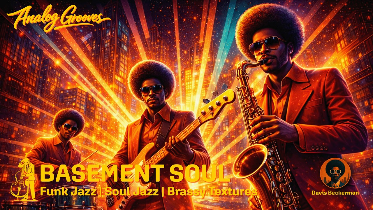 Basement Soul - Funk Jazz,
Brass Soul,
Cinematic Lounge Album by Davis Beckerman