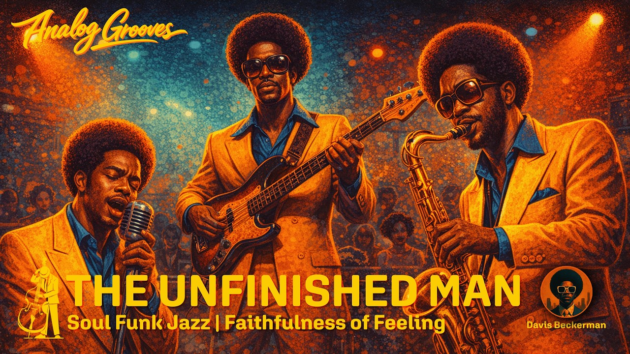 The Unfinished Man - Soul Funk Jazz,
Vintage Soul,
1960s-70s American Funk Jazz Album by Davis Beckerman